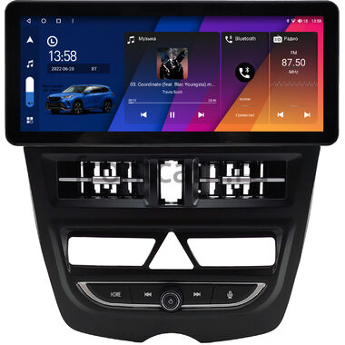 Kia Picanto 2007-2011, Morning 2008-2010 12.3 дюйма Canbox H-Line 7818-0763 на Android 10 (4G-SIM, 6/128, DSP, QLed) Audi Style