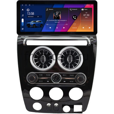 Hummer H3 2005-2010 (глянцевая) 12.3 дюйма Canbox M-Line 7710-0770 на Android 10 (4G-SIM, 2/32, DSP, QLed) Audi Style