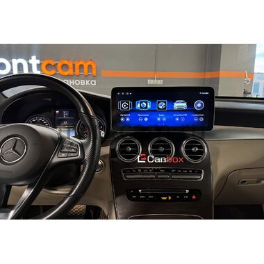 Рамка RM-0780 под магнитолу 12.3 дюйма для Mercedes-Benz C (w205), GLC (x253) 2015-2021 (Тип 1)