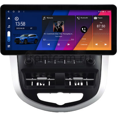 Hyundai Solaris, Accent 4 2010-2019 12.3 дюйма Canbox M-Line 7710-0781 на Android 10 (4G-SIM, 2/32, DSP, QLed) Audi Style