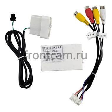 Toyota Harrier 2 (XU30) 2003-2013 (для любой комплектации, золотистая) 12.3 дюйма Canbox H-Line 8810-0932 на Android 14 (4G-SIM, 8/128, DSP, QLed) BMW Style