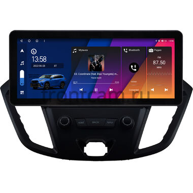 Ford Tourneo Custom, Transit Custom 2012-2024 12.3 дюйма Canbox M-Line 7710-0962 на Android 10 (4G-SIM, 2/32, DSP, QLed) Audi Style