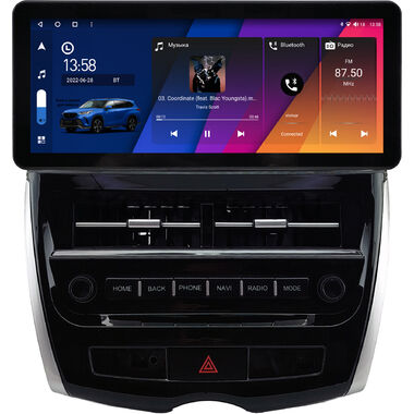 Mitsubishi ASX, Outlander Sport, RVR 3 2010-2019 12.3 дюйма Canbox H-Line 7819-0976 на Android 10 (4G-SIM, 8/256, DSP, QLed) Audi Style
