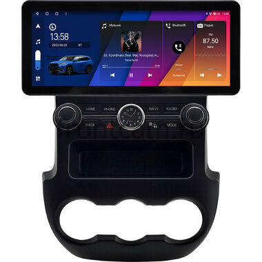 Ford Ranger 3 2011-2015 12.3 дюйма Canbox H-Line 7819-0982 на Android 10 (4G-SIM, 8/256, DSP, QLed) Audi Style