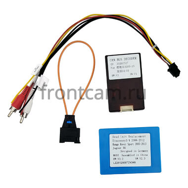 Land Rover Range Rover Sport 2009-2013 (для авто с кнопкой INFO) 12.3 дюйма Canbox H-Line 7814-1317 на Android 10 (4G-SIM, 4/64, DSP, QLed) BMW Style