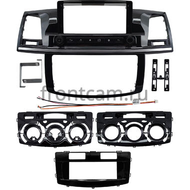 Рамка RM-1950 под магнитолу 12.3 дюйма для Toyota Fortuner, Hilux 7 2004-2015 (с кондиционером или климат-контролем)