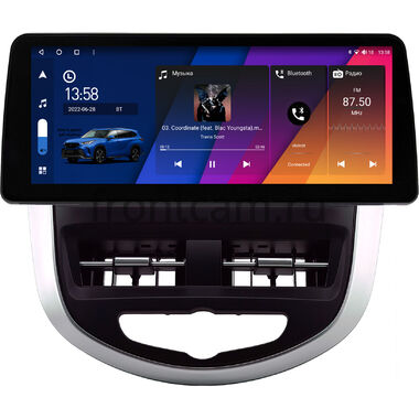 Hyundai Solaris, Accent 4 2010-2019 12.3 дюйма Canbox H-Line 7814-0502 на Android 10 (4G-SIM, 4/64, DSP, QLed) BMW Style