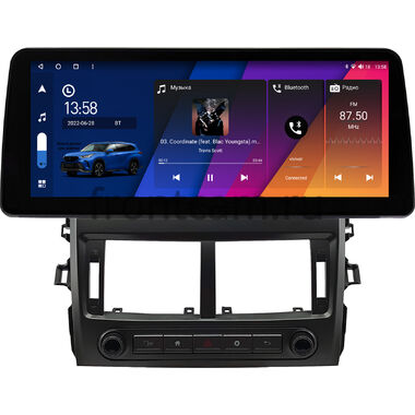 Toyota Corolla (E150) 2006-2013 12.3 дюйма Canbox H-Line 7815-0516 на Android 10 (4G-SIM, 6/128, DSP, QLed) BMW Style