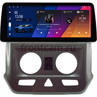 Ravon R4 2016-2020 (серая, глянцевая) 12.3 дюйма Canbox M-Line 7811-0517 на Android 10 (4G-SIM, 2/32, DSP, QLed) BMW Style