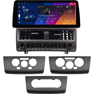 Nissan Tiida 2004-2013 (Тип 2, цвет графит) 12.3 дюйма Canbox H-Line 7814-0582 на Android 10 (4G-SIM, 4/64, DSP, QLed) BMW Style