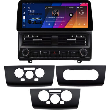 Nissan Tiida 2004-2013 (Тип 2, цвет черный) 12.3 дюйма Canbox H-Line 7810-0592 на Android 10 (4G-SIM, 8/256, DSP, QLed) BMW Style