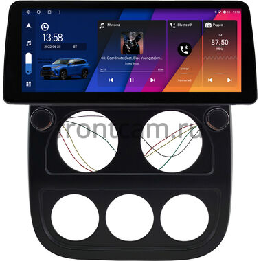 Jeep Liberty (Patriot), Compass 2010-2016 12.3 дюйма Canbox M-Line 7812-0593 на Android 10 (4G-SIM, 4/64, DSP, QLed) BMW Style