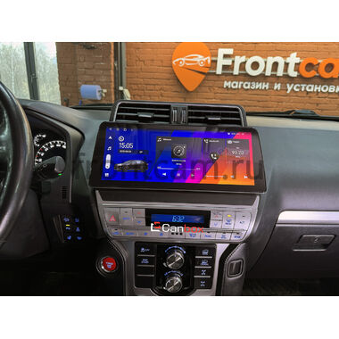 Toyota Land Cruiser Prado 150 2017-2024 12.3 дюйма Canbox H-Line 8819-0636 на Android 14 (4G-SIM, 8/128, DSP, QLed) Audi Style