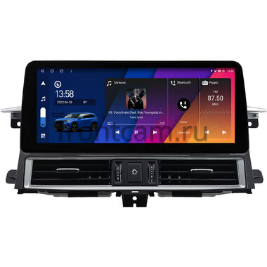 Nissan Patrol (Y62) 2010-2024, Armada 2 2016-2020 (Тип B, для авто с кнопкой TEL, can BSJ) 12.3 дюйма Canbox M-Line 7812-0724 на Android 10 (4G-SIM, 4/64, DSP, QLed) BMW Style