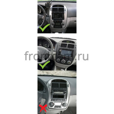 Kia Cerato 2006-2009 (Вид 2) 12.3 дюйма Canbox H-Line 4410-0779 на Android 14 (4G-SIM, 4/64, DSP, QLed) Lexus Style