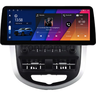 Hyundai Solaris, Accent 4 2010-2019 12.3 дюйма Canbox M-Line 7812-0781 на Android 10 (4G-SIM, 4/64, DSP, QLed) BMW Style