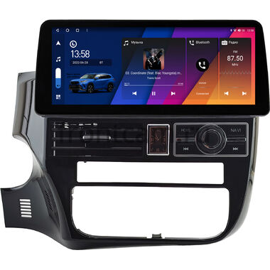 Mitsubishi Outlander 3 2012-2024 12.3 дюйма Canbox M-Line 7811-0875 на Android 10 (4G-SIM, 2/32, DSP, QLed) BMW Style