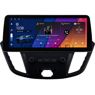Ford Tourneo Custom, Transit Custom 2012-2024 12.3 дюйма Canbox M-Line 7811-0962 на Android 10 (4G-SIM, 2/32, DSP, QLed) BMW Style