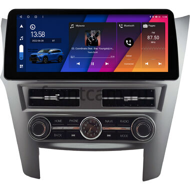 Subaru Legacy 5, Outback 4 2009-2014 (серая, левый руль) 12.3 дюйма Canbox H-Line 7814-0977 на Android 10 (4G-SIM, 4/64, DSP, QLed) BMW Style
