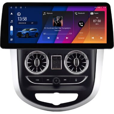 Hyundai Solaris, Accent 4 2010-2019 12.3 дюйма Canbox M-Line 7811-0978 на Android 10 (4G-SIM, 2/32, DSP, QLed) BMW Style