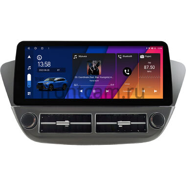 Hyundai Solaris 2 2017-2024 (серая) 12.3 дюйма Canbox H-Line 7814-0979 на Android 10 (4G-SIM, 4/64, DSP, QLed) BMW Style
