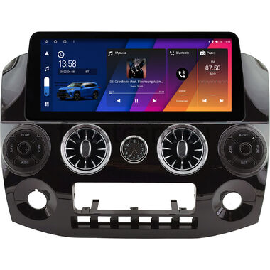 GAZ Газел Бизнес (Gazele Business) (черная, глянцевая) 12.3 дюйма Canbox M-Line 7812-1551 на Android 10 (4G-SIM, 4/64, DSP, QLed) BMW Style