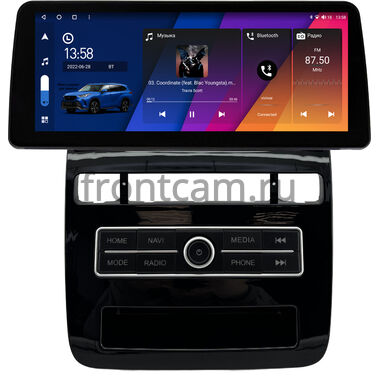 Volkswagen Touareg 2 2010-2018 (для авто с RCD 550) 12.3 дюйма Canbox H-Line 7810-1665 на Android 10 (4G-SIM, 8/256, DSP, QLed) BMW Style