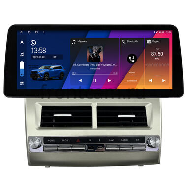 Toyota Camry XV40 2006-2011 (вид 1)  12.3 дюйма Canbox H-Line 7813-1666 на Android 10 (4G-SIM, 4/32, DSP, QLed) BMW Style