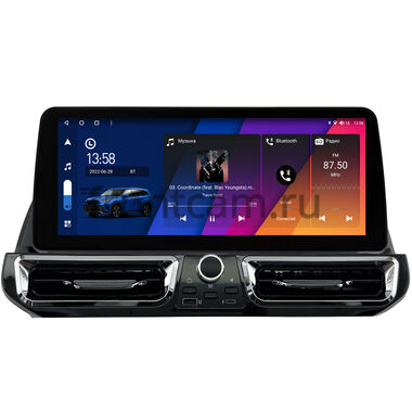 Jeep Grand Cherokee 4 (WK2) 2013-2022 (Тип B)  12.3 дюйма Canbox H-Line 7813-1690 на Android 10 (4G-SIM, 4/32, DSP, QLed) BMW Style