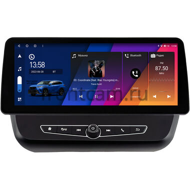 Chevrolet Camaro 6 2015-2023 (Тип A) 12.3 дюйма Canbox H-Line 7810-1709 на Android 10 (4G-SIM, 8/256, DSP, QLed) BMW Style