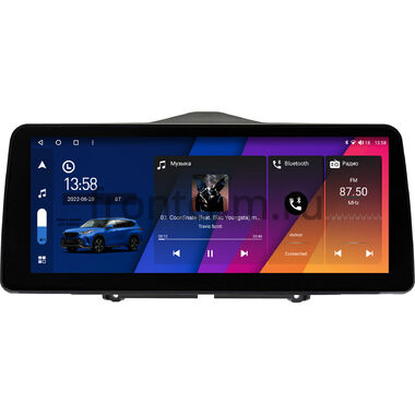 Lada Granta, Granta Cross, ВИС 2349 2018-2024 12.3 дюйма Canbox H-Line 7814-9090 на Android 10 (4G-SIM, 4/64, DSP, QLed) BMW Style