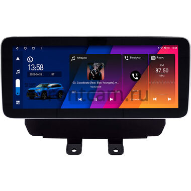 Mazda Demio 4 (DJ), CX-3, 2 (DJ) 2014-2024 12.3 дюйма Canbox H-Line 7863-0181 на Android 10 (4G-SIM, 8/256, DSP, QLed) Mercedes Style