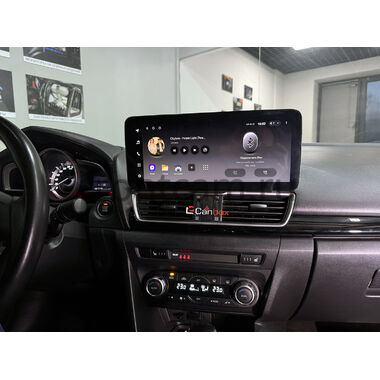 Mazda 3 (BM), Axela 3 2013-2019 12.3 дюйма Canbox H-Line 7810-0220 на Android 10 (4G-SIM, 8/256, DSP, QLed) BMW Style