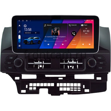 Mitsubishi Lancer 10 2007-2017 12.3 дюйма Canbox H-Line 7863-0525 на Android 10 (4G-SIM, 8/256, DSP, QLed) Mercedes Style