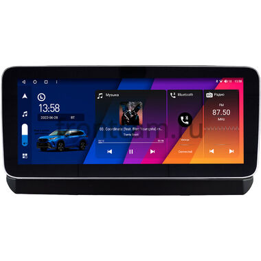 Mitsubishi Xpander 2017-2025 12.3 дюйма Canbox M-Line 7712-0827 на Android 10 (4G-SIM, 2/32, DSP, QLed) Mercedes Style