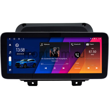 Jeep Wrangler 4 (JL) 2017-2023 12.3 дюйма Canbox M-Line 7712-0854 на Android 10 (4G-SIM, 2/32, DSP, QLed) Mercedes Style