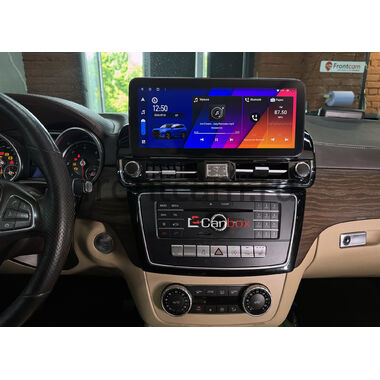 Mercedes-Benz GLE (w166) 2015-2018, GLS (x166) 2015-2019 12.3 дюйма Canbox H-Line 7814-0876 на Android 10 (4G-SIM, 4/64, DSP, QLed) BMW Style