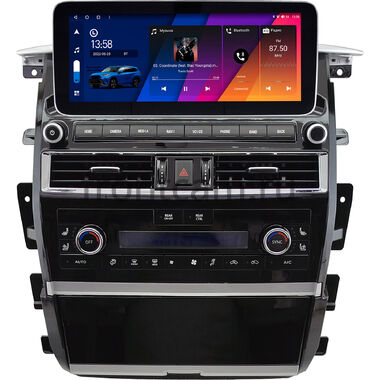 Nissan Patrol (Y62) 2010-2024, Armada 2 2016-2020 (для любой комплектации) 12.3 дюйма Canbox M-Line 7712-0885 на Android 10 (4G-SIM, 2/32, DSP, QLed) Mercedes Style