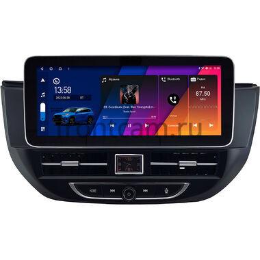 Hyundai Tucson 3 2015-2018 (черная, левый руль) 12.3 дюйма Canbox M-Line 7712-0970 на Android 10 (4G-SIM, 2/32, DSP, QLed) Mercedes Style