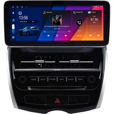 Mitsubishi ASX, Outlander Sport, RVR 3 2010-2019 12.3 дюйма Canbox H-Line 7862-0976 на Android 10 (4G-SIM, 6/128, DSP, QLed) Mercedes Style