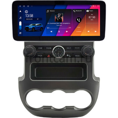 Ford Ranger 3 2011-2015 (серая) 12.3 дюйма Canbox H-Line 7860-0983 на Android 10 (4G-SIM, 4/32, DSP, QLed) Mercedes Style