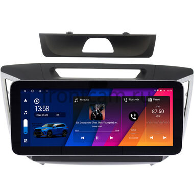 Hyundai Creta 2016-2021 12.3 дюйма Canbox H-Line 7862-1028 на Android 10 (4G-SIM, 6/128, DSP, QLed) Mercedes Style