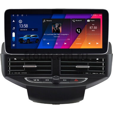 Ford Fiesta (Mk6) 2008-2019 (черная) 12.3 дюйма Canbox M-Line 7713-1539 на Android 10 (4G-SIM, 4/64, DSP, QLed) Mercedes Style