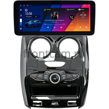 Renault Duster 2015-2021 12.3 дюйма Canbox H-Line 7863-1566 на Android 10 (4G-SIM, 8/256, DSP, QLed) Mercedes Style