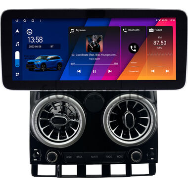 Volkswagen Touareg 2002-2010 (глянцевая) 12.3 дюйма Canbox H-Line 7862-1640 на Android 10 (4G-SIM, 6/128, DSP, QLed) Mercedes Style