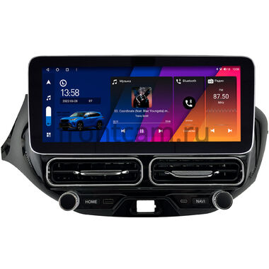 Lada Vesta SW Cross, Vesta 2015-2022 (для авто без Enjoy, Вид 3)  12.3 дюйма Canbox M-Line 7713-1687 на Android 10 (4G-SIM, 4/64, DSP, QLed) Mercedes Style