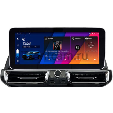 Jeep Grand Cherokee 4 (WK2) 2013-2022 (Тип B)  12.3 дюйма Canbox H-Line 7863-1690 на Android 10 (4G-SIM, 8/256, DSP, QLed) Mercedes Style