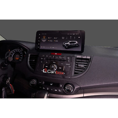 Honda CR-V 4 2011-2018 (взамен БК, левый руль) 12.3 дюйма Canbox M-Line 7711-4156 на Android 10 (4G-SIM, 4/64, DSP, QLed) Audi Style