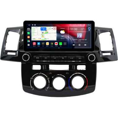 Toyota Fortuner, Hilux 7 2004-2015 (с кондиционером или климат-контролем) 10.25 дюйма Canbox GT-4025-0396 на Android 10 (CarPlay, 2/32, DSP, QLed) Audi Style