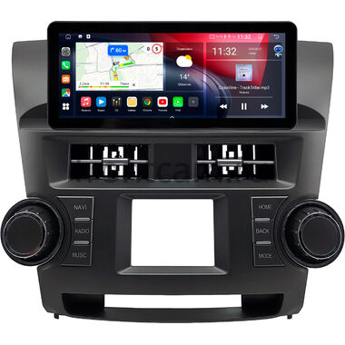 Toyota Highlander 2 (U40) 2007-2013 (Вид 1) 10.25 дюйма Canbox GT-4025-0528 на Android 10 (CarPlay, 2/32, DSP, QLed) Audi Style